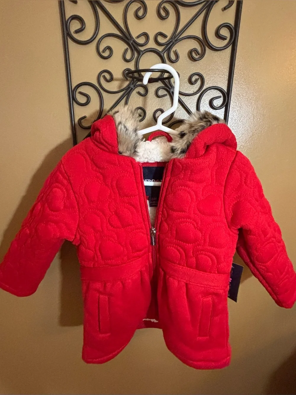 Limited Too Faux Fur Coat/Jackets for Girls Size 24 Months
